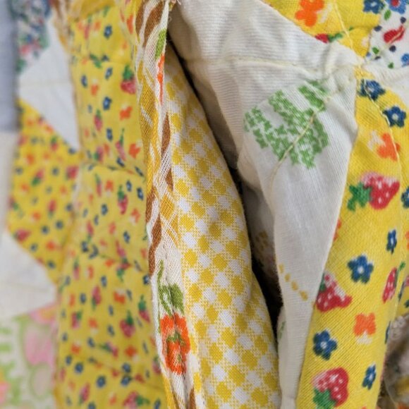 HANDMADE Vintage Vitamin D Quilt Jacket Sm/Med - Picture 5 of 8